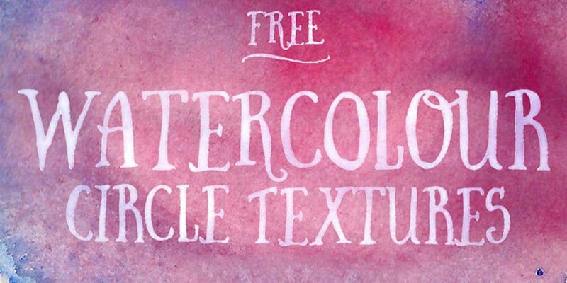 Free Watercolour Circle Textures