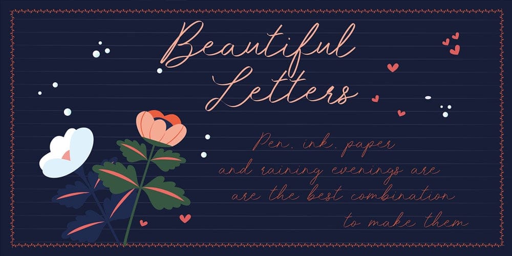 250 + Free Modern Script Fonts for Designers 264 Idana Luisa Font