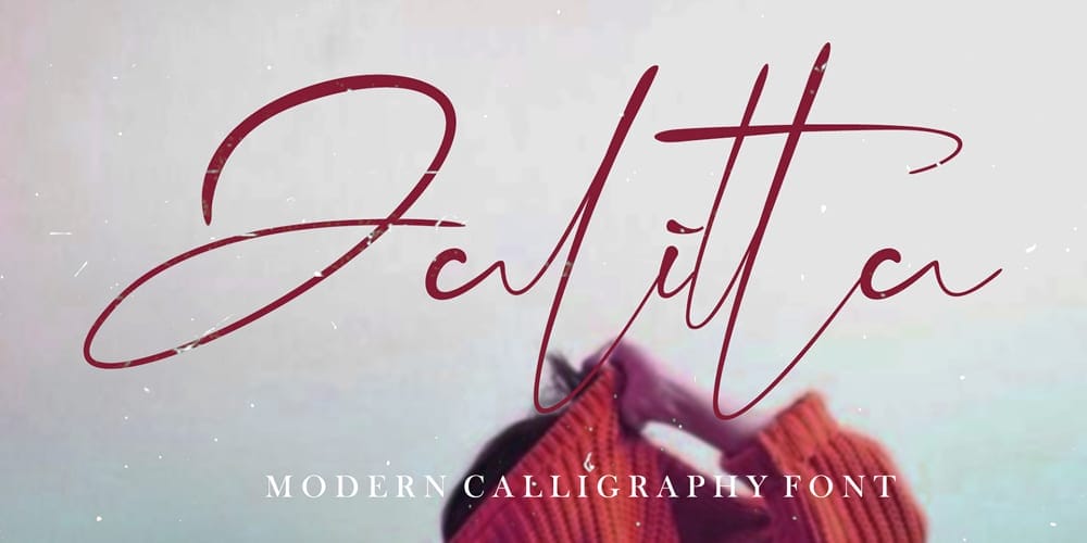 Jalitta Calligraphy Font