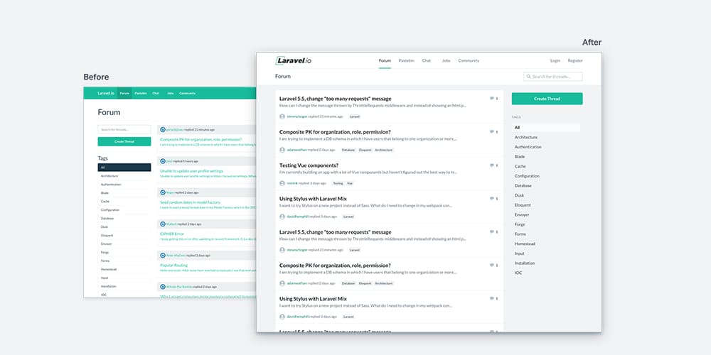 Redesign Concept of Famous Brands 99 Laravel