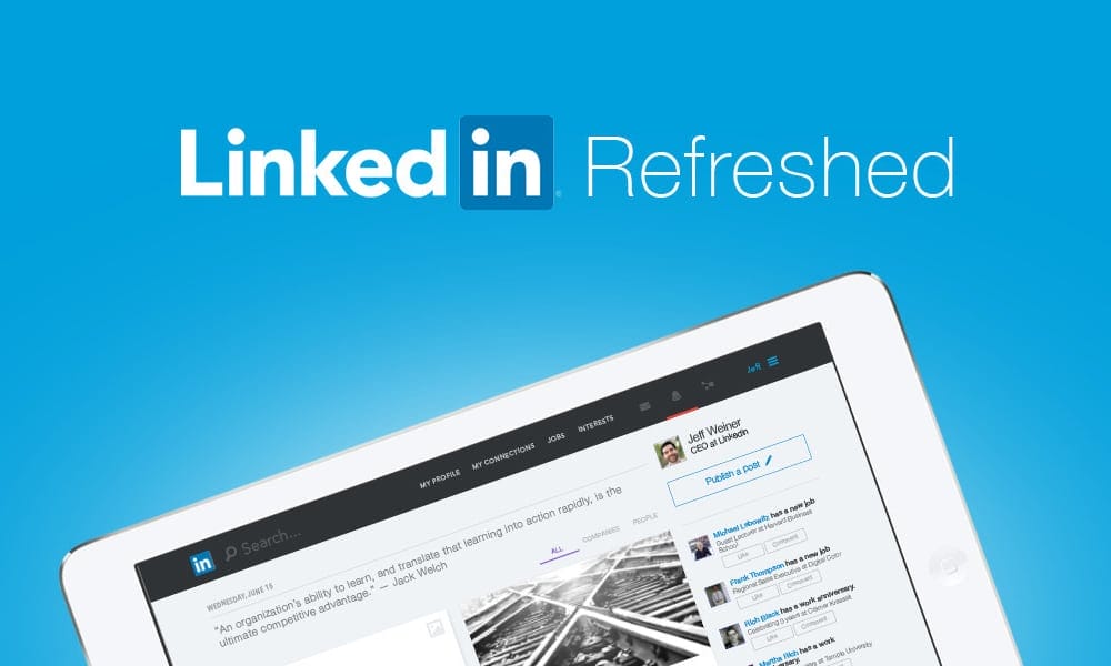 Redesign Concept of Famous Brands 66 LinkedIn Redesign Concept