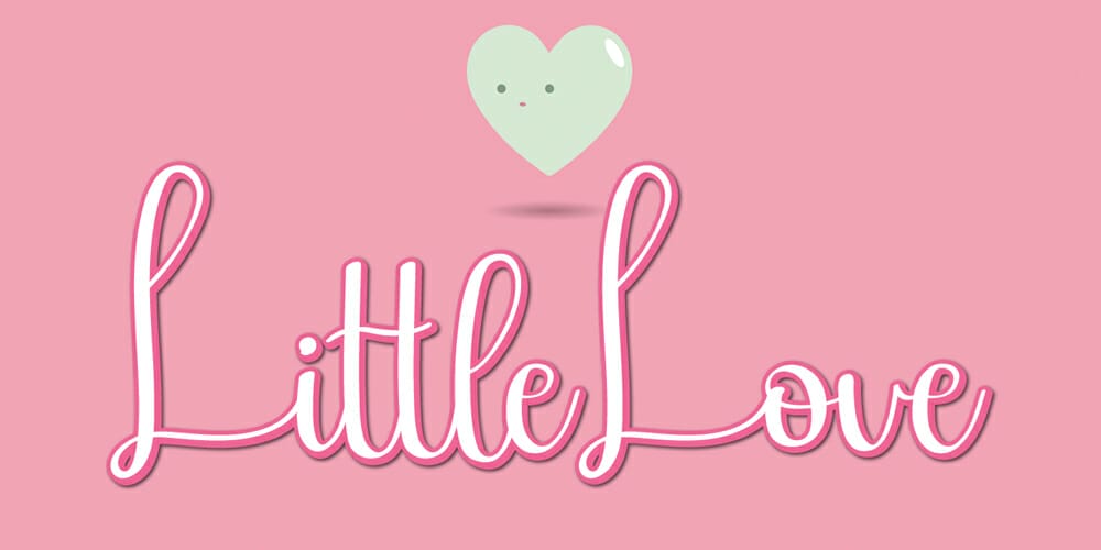 250 + Free Modern Script Fonts for Designers 277 Little Love