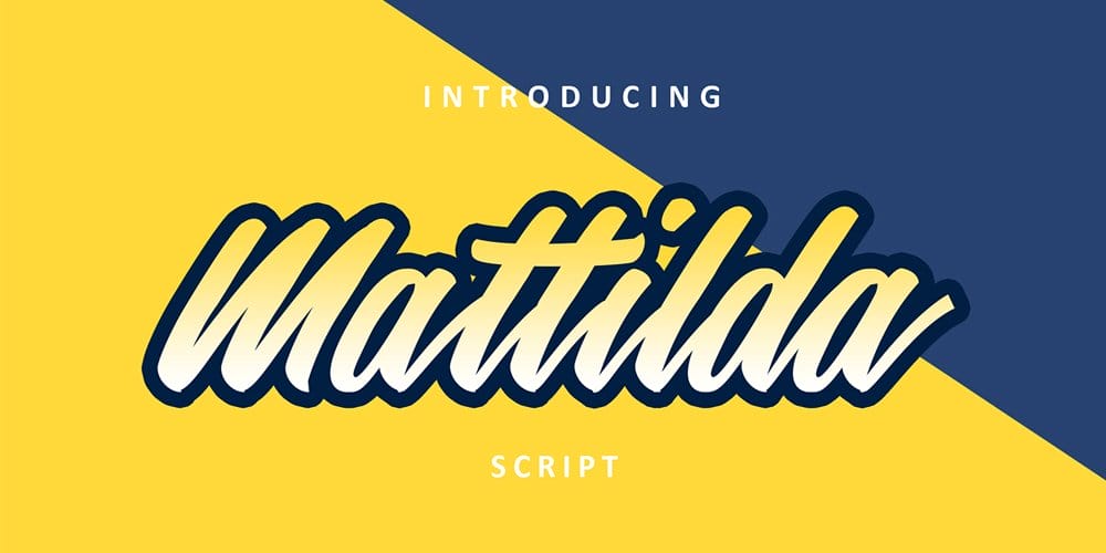 200+ Great Free Fonts for Designers 449 Mattilda Script Font