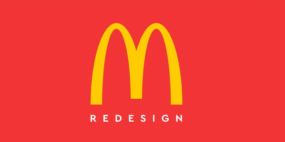 Redesign Concept of Famous Brands 100 McDonald's Redesign