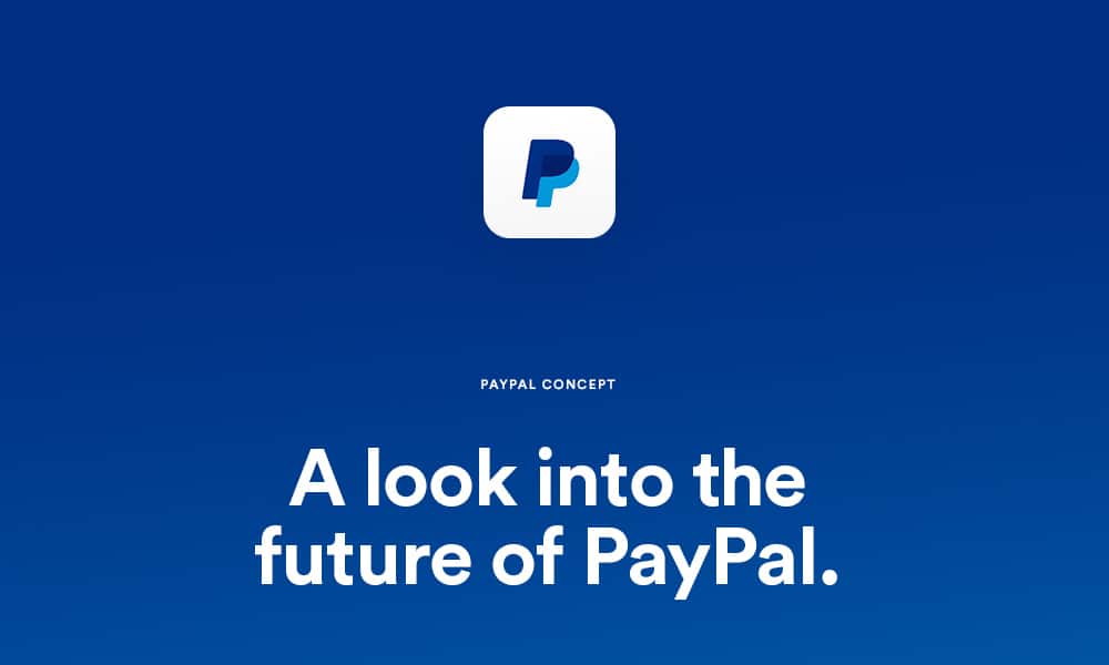 PayPal Redesign Concept