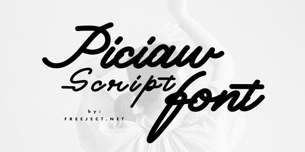 250 + Free Modern Script Fonts for Designers 85 Piciaw Script Font