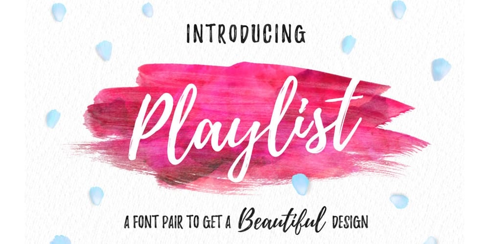 Playlist Font