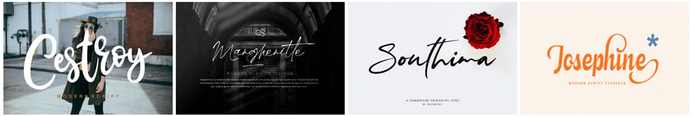 250 + Free Modern Script Fonts for Designers 24 250 + Free Modern Script Fonts for Designers 2