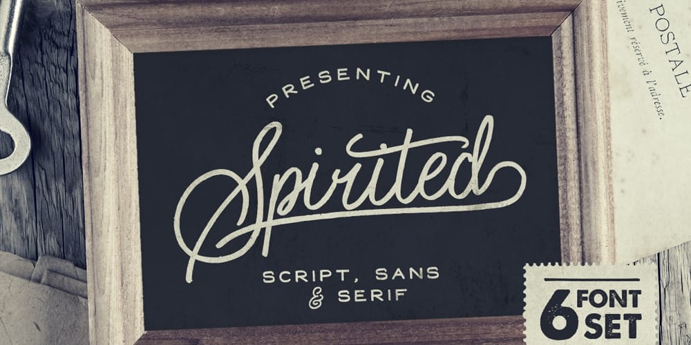 200+ Great Free Fonts for Designers 443 Spirited Font