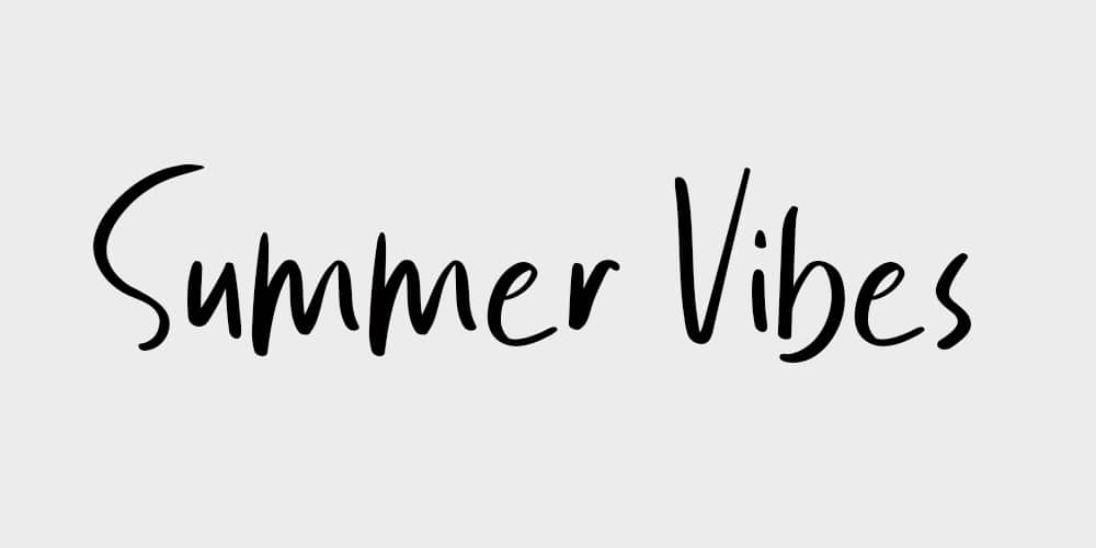 250 + Free Modern Script Fonts for Designers 267 Summer Vibes
