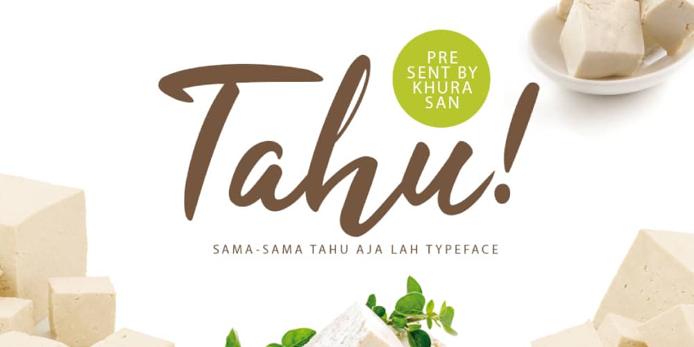 250 + Free Modern Script Fonts for Designers 297 Tahu Script Font