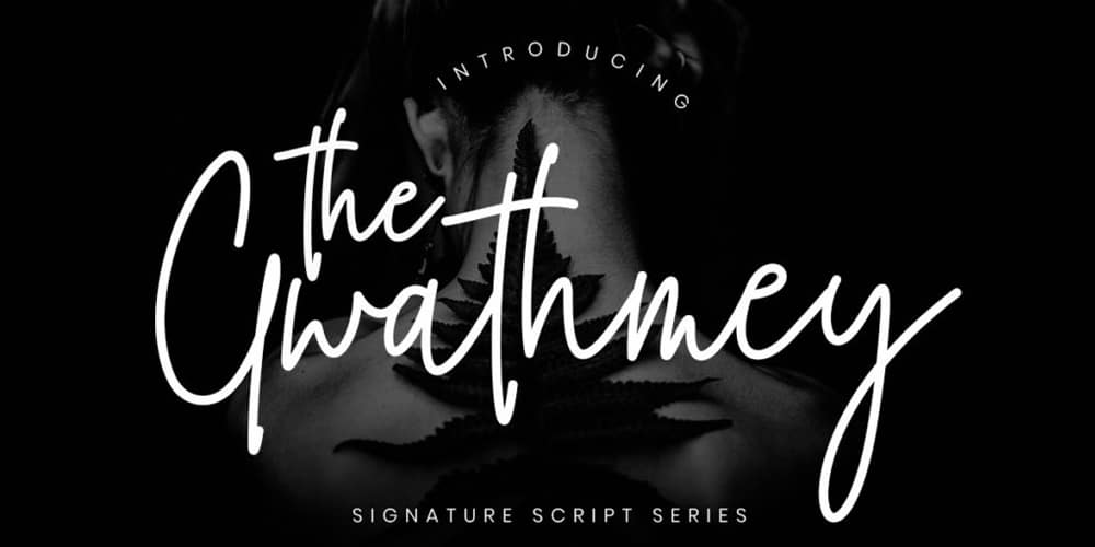 250 + Free Modern Script Fonts for Designers 225 The Gwathmey Signature Script Font