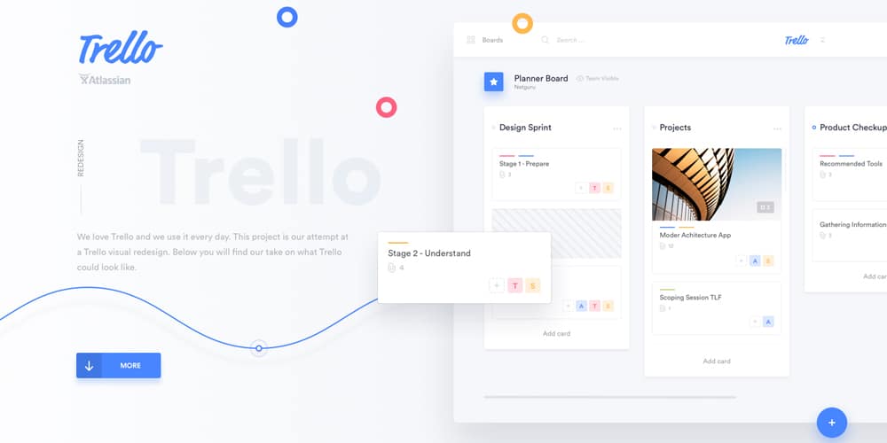 Redesign Concept of Famous Brands 93 Trello Atlassian Redesign