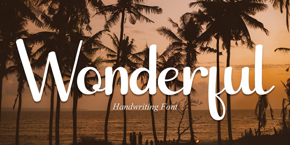 250 + Free Modern Script Fonts for Designers 294 Wonderfull