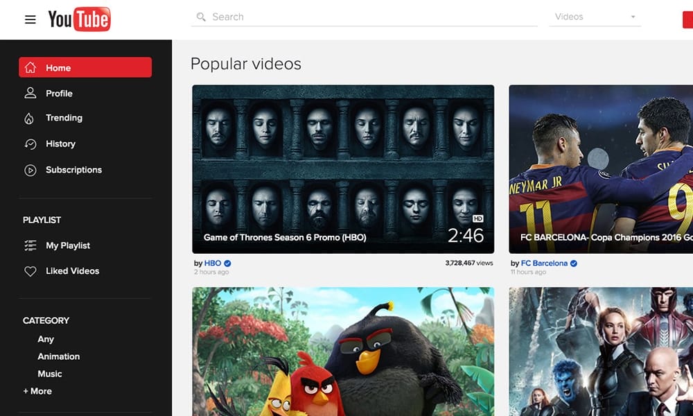 Redesign Concept of Famous Brands 85 YouTube-Redesign-Concept