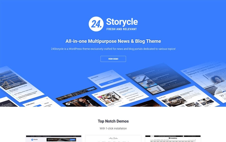 24.Storycle - Responsive WordPress Themes