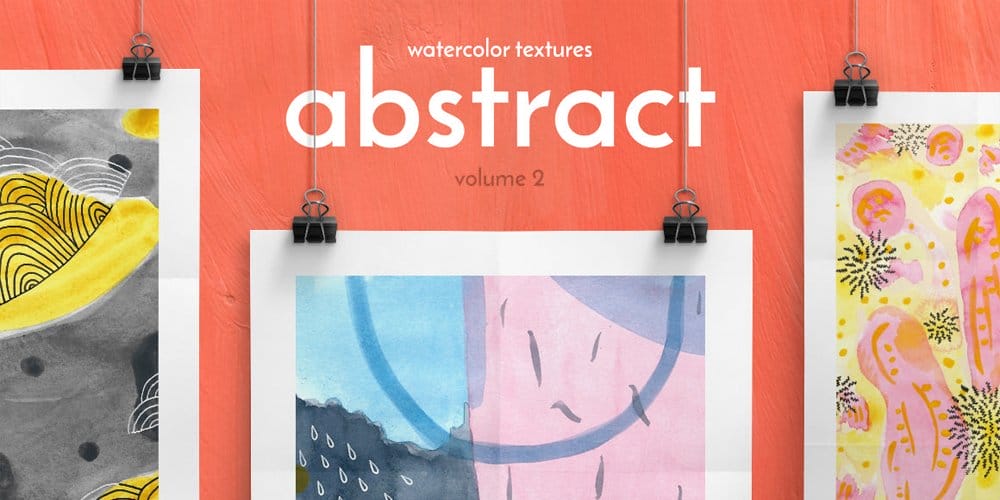 Free Watercolor Elements for Designers 26 Abstract Watercolor Textures