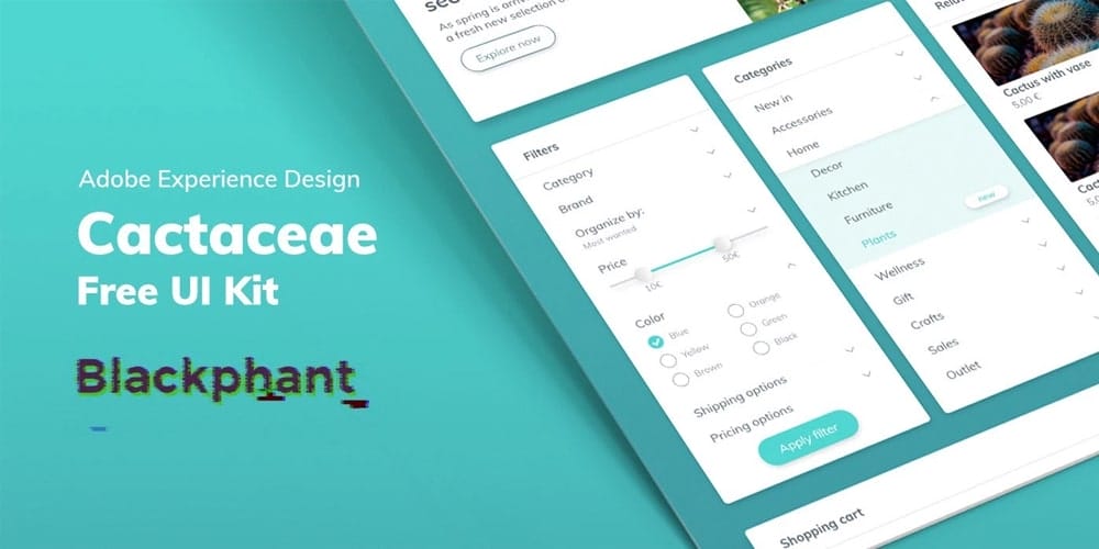 Cactaceae UI kit