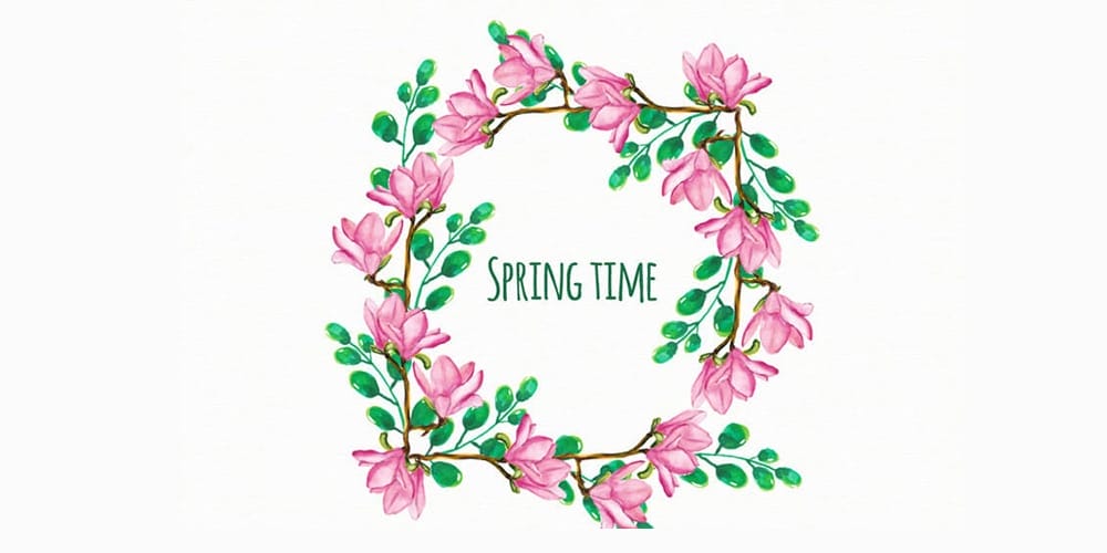 Free Watercolor Elements for Designers 87 Free Floral Frames