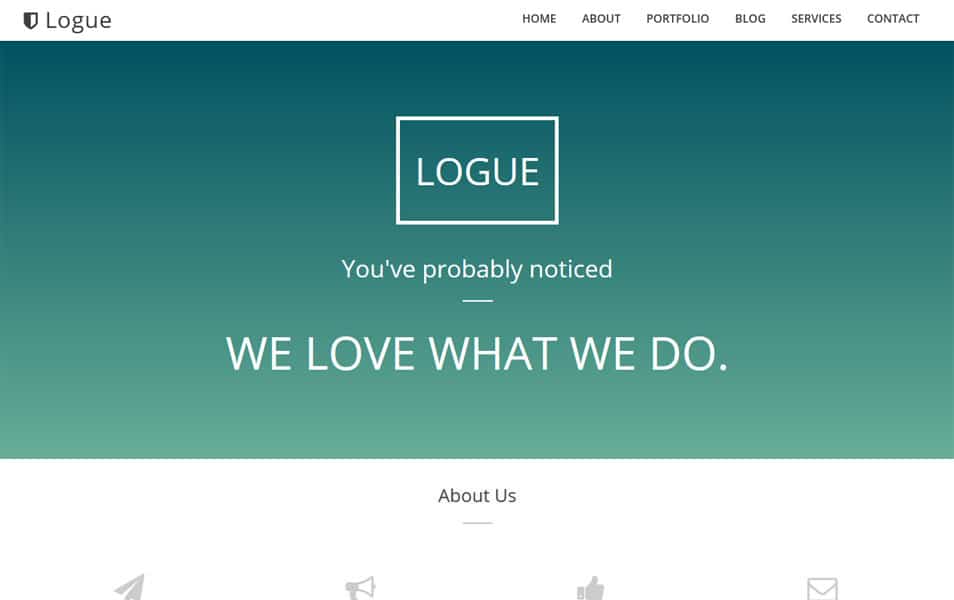 300+ Best Free Responsive Blogger Templates 2025 317 Logue One Page Blogger Template