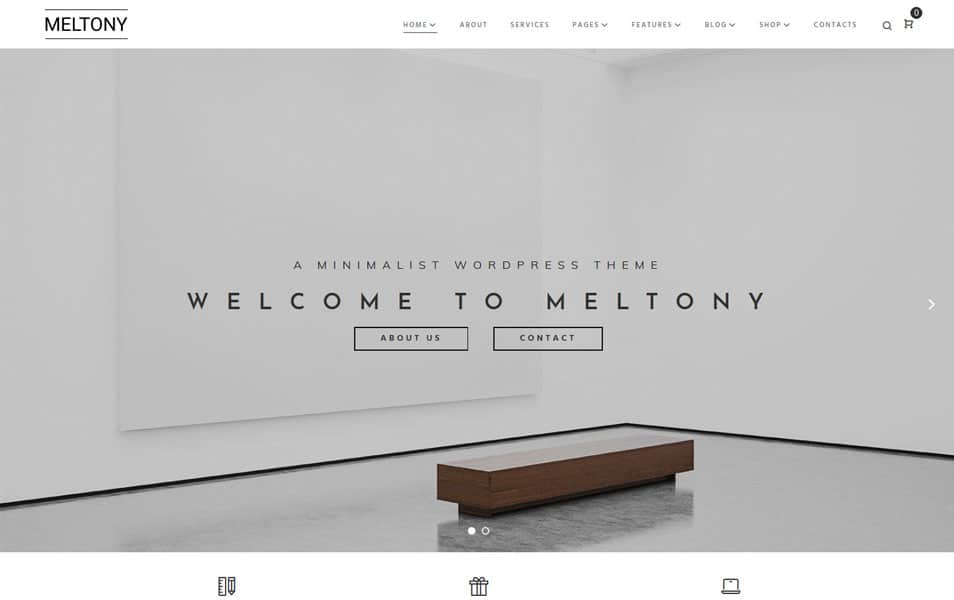 Meltony - Minimal Multipurpose Elementor WordPress Theme