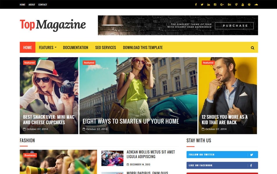 150+ Free Responsive Magazine Style Blogger Templates 2025 74 Top Magazine Responsive Blogger Template