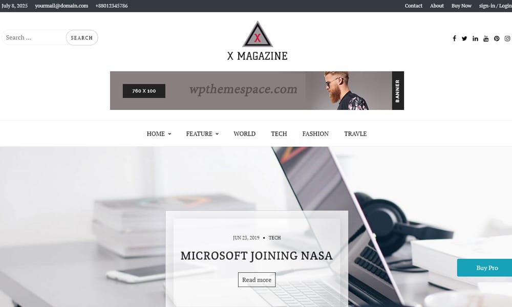 300+ Best Responsive WordPress Themes 50 X Magazine