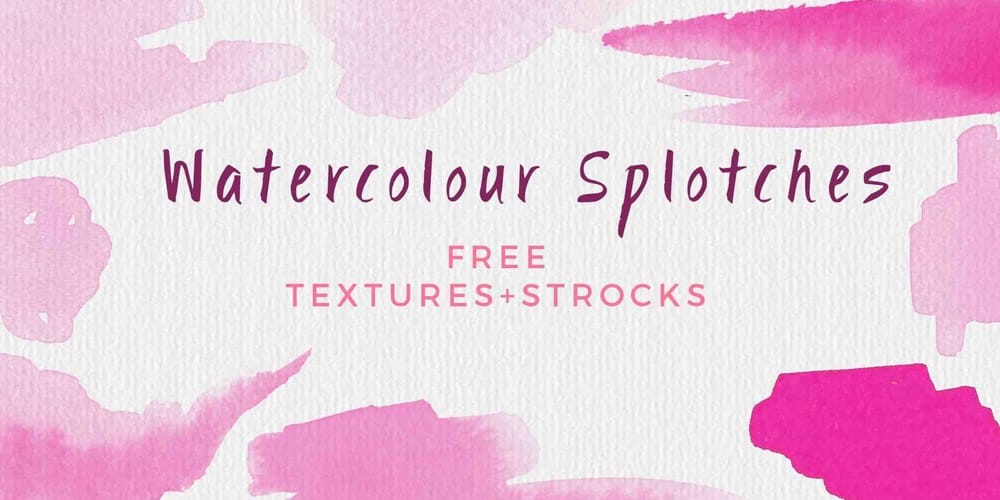 Free Watercolor Elements for Designers 11 hand-painted watercolour backgrounds