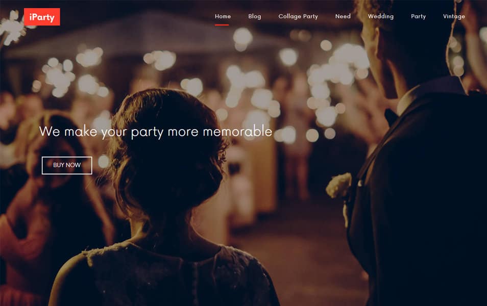 iParty Responsive WordPress Theme