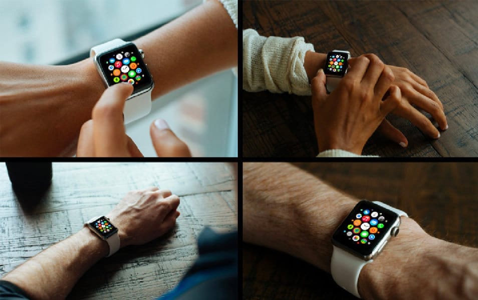 5 Free Apple Watch Mockups