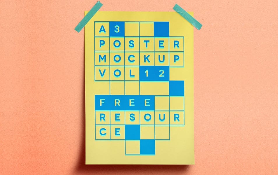 The Ultimate Collection of 2000+ Free Mockup Templates PSD Designs 417 A3 Psd Poster Mockup