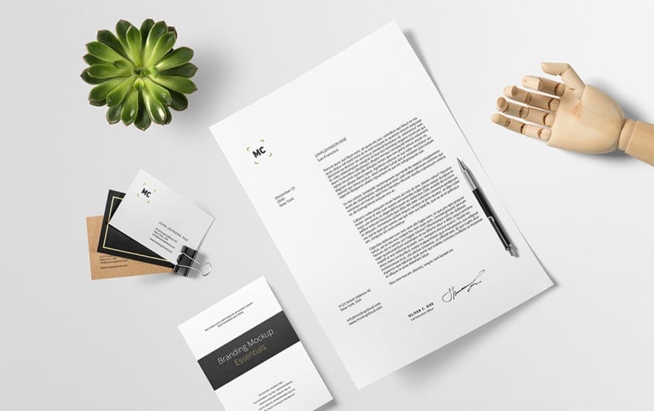 The Ultimate Collection of 2000+ Free Mockup Templates PSD Designs 262 Branding Mockup Free Scene