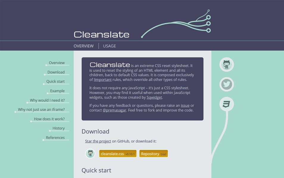 10+ Best CSS Reset Stylesheets 5 Cleanslate