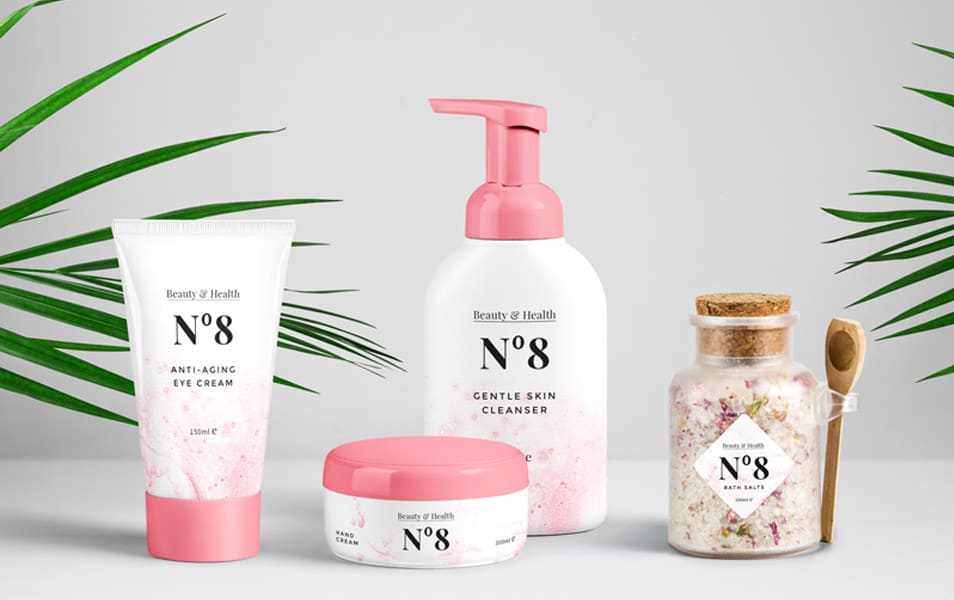 Cosmetics Packaging PSD MockUp