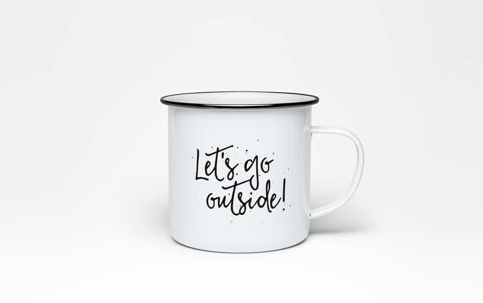 The Ultimate Collection of 2000+ Free Mockup Templates PSD Designs 644 Enamel Mug PSD MockUp