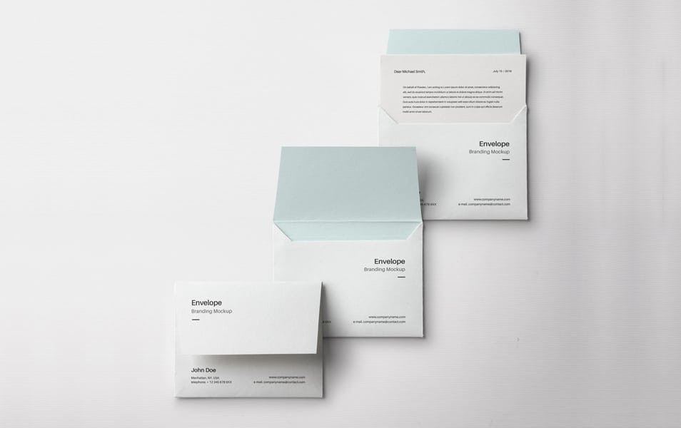 The Ultimate Collection of 2000+ Free Mockup Templates PSD Designs 445 Envelope Letter Psd Mockup