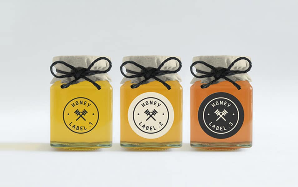 The Ultimate Collection of 2000+ Free Mockup Templates PSD Designs 682 Honey Jars PSD MockUp