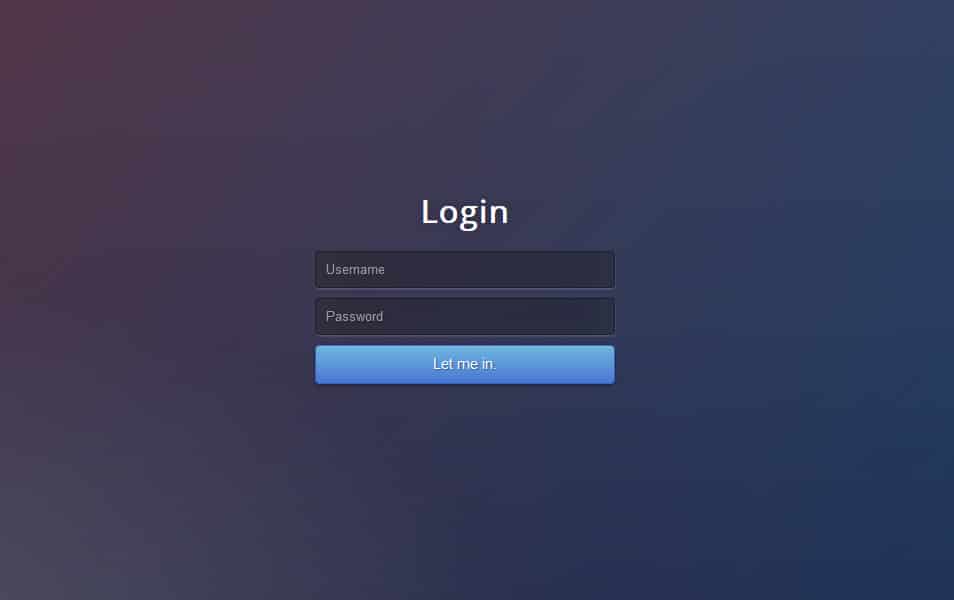 Login Form