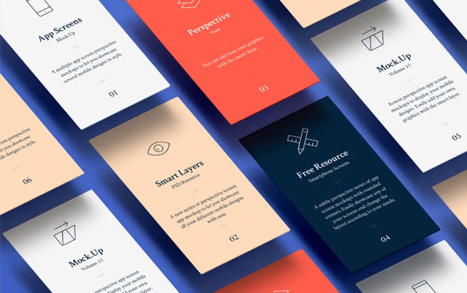 The Ultimate Collection of 2000+ Free Mockup Templates PSD Designs 99 Perspective App Screens MockUp 16