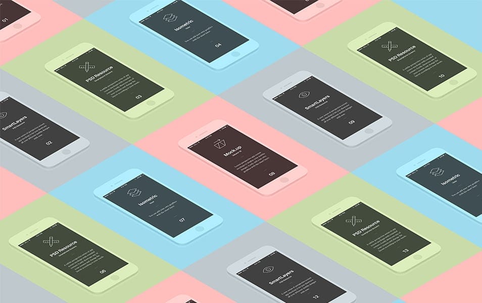 The Ultimate Collection of 2000+ Free Mockup Templates PSD Designs 95 Perspective App Screens MockUp 18