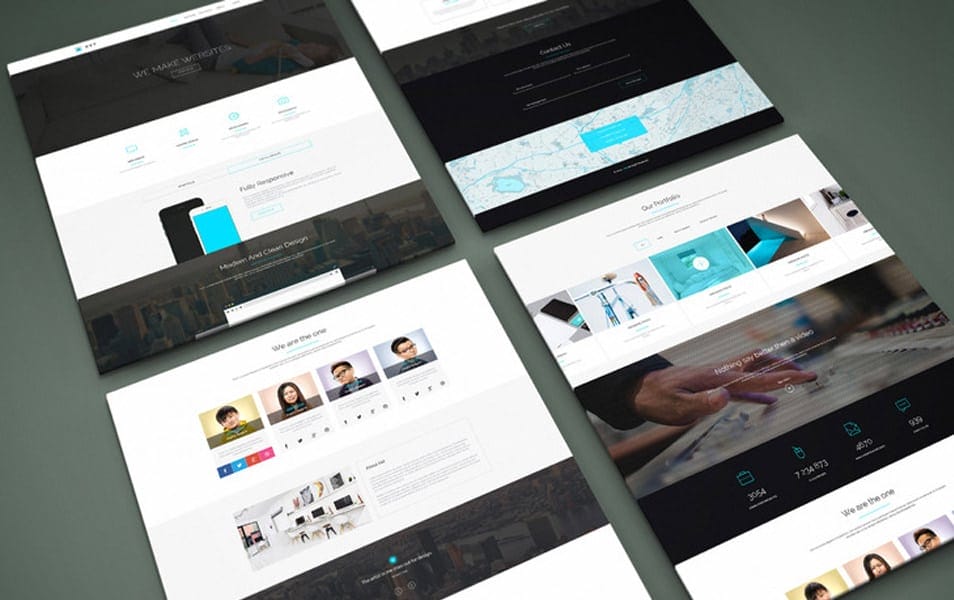 The Ultimate Collection of 2000+ Free Mockup Templates PSD Designs 146 Perspective Website PSD MockUp