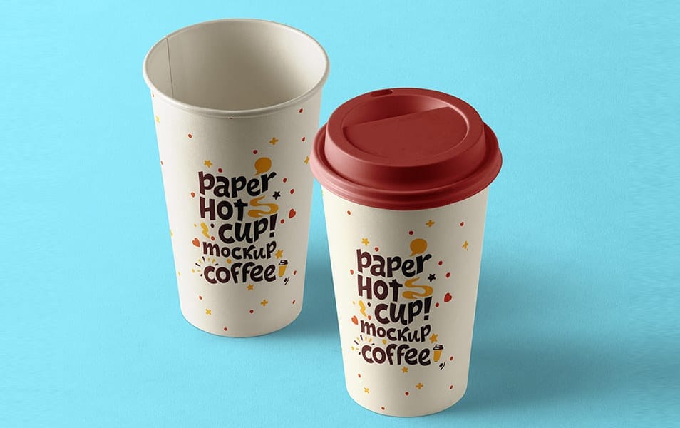 Psd Paper Hot Cup Template