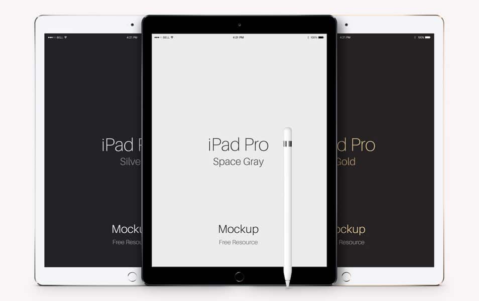 The Ultimate Collection of 2000+ Free Mockup Templates PSD Designs 74 Psd iPad Pro Vector Mockup