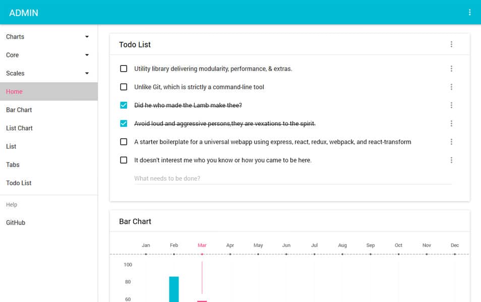 React Material Admin