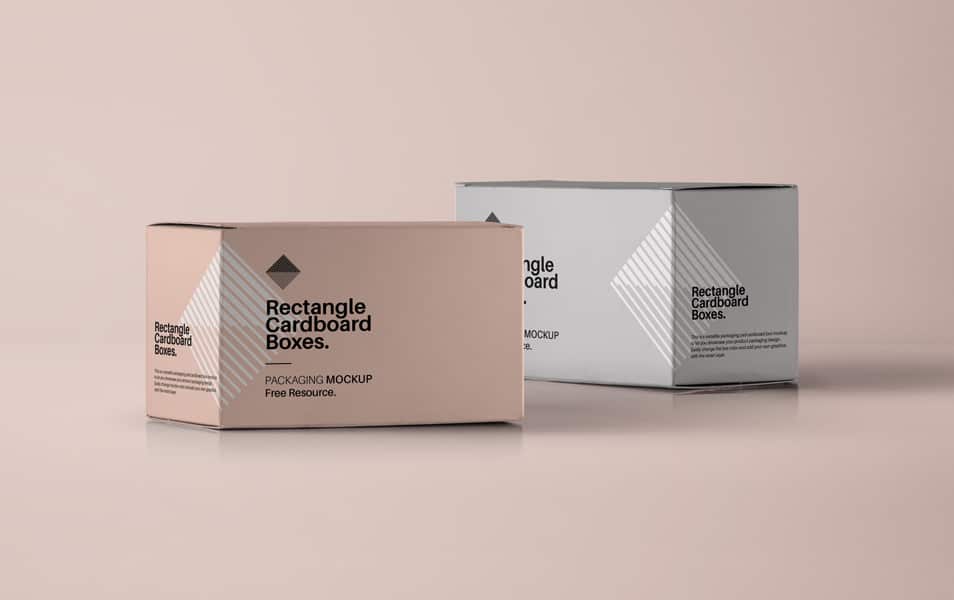 Rectangular Psd Box Mockup