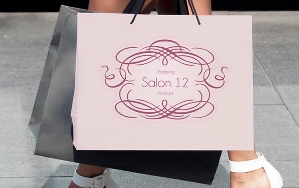 The Ultimate Collection of 2000+ Free Mockup Templates PSD Designs 575 Shopping Bag PSD MockUp