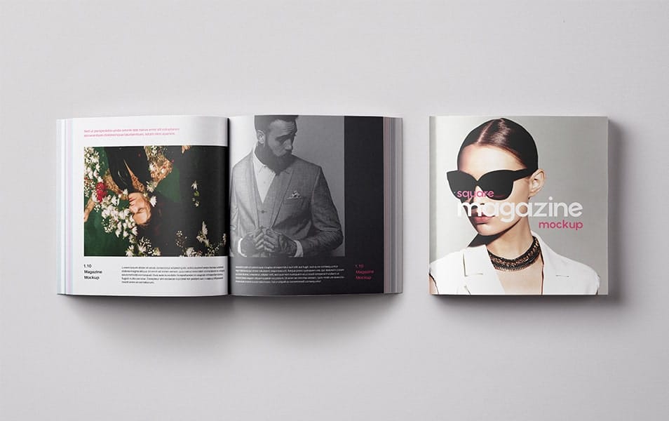 The Ultimate Collection of 2000+ Free Mockup Templates PSD Designs 470 Square Psd Magazine Mockup