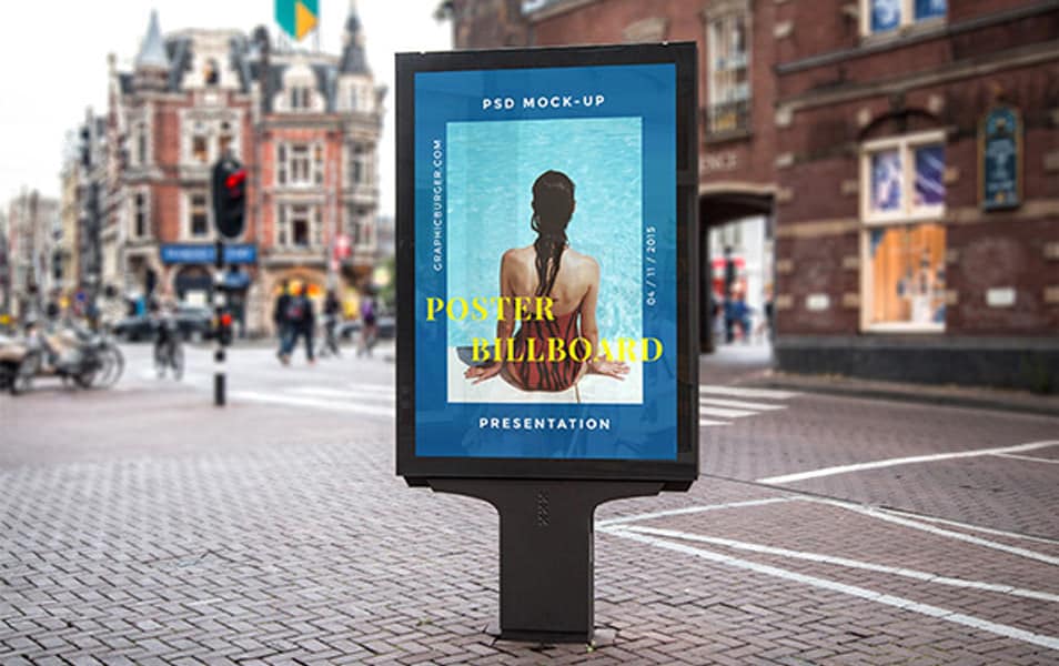 The Ultimate Collection of 2000+ Free Mockup Templates PSD Designs 492 Street Billboard PSD MockUp