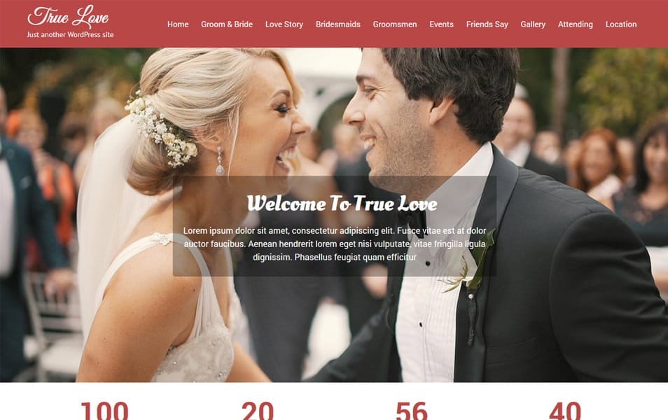 Truelove Responsive WordPress Theme