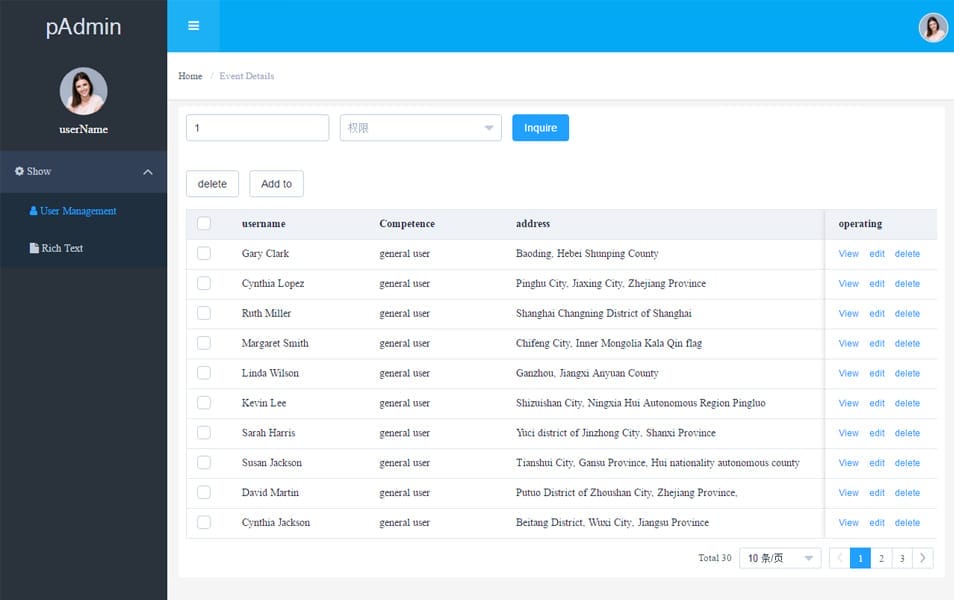 20+ Best Free VueJS Admin Templates 31 pAdmin